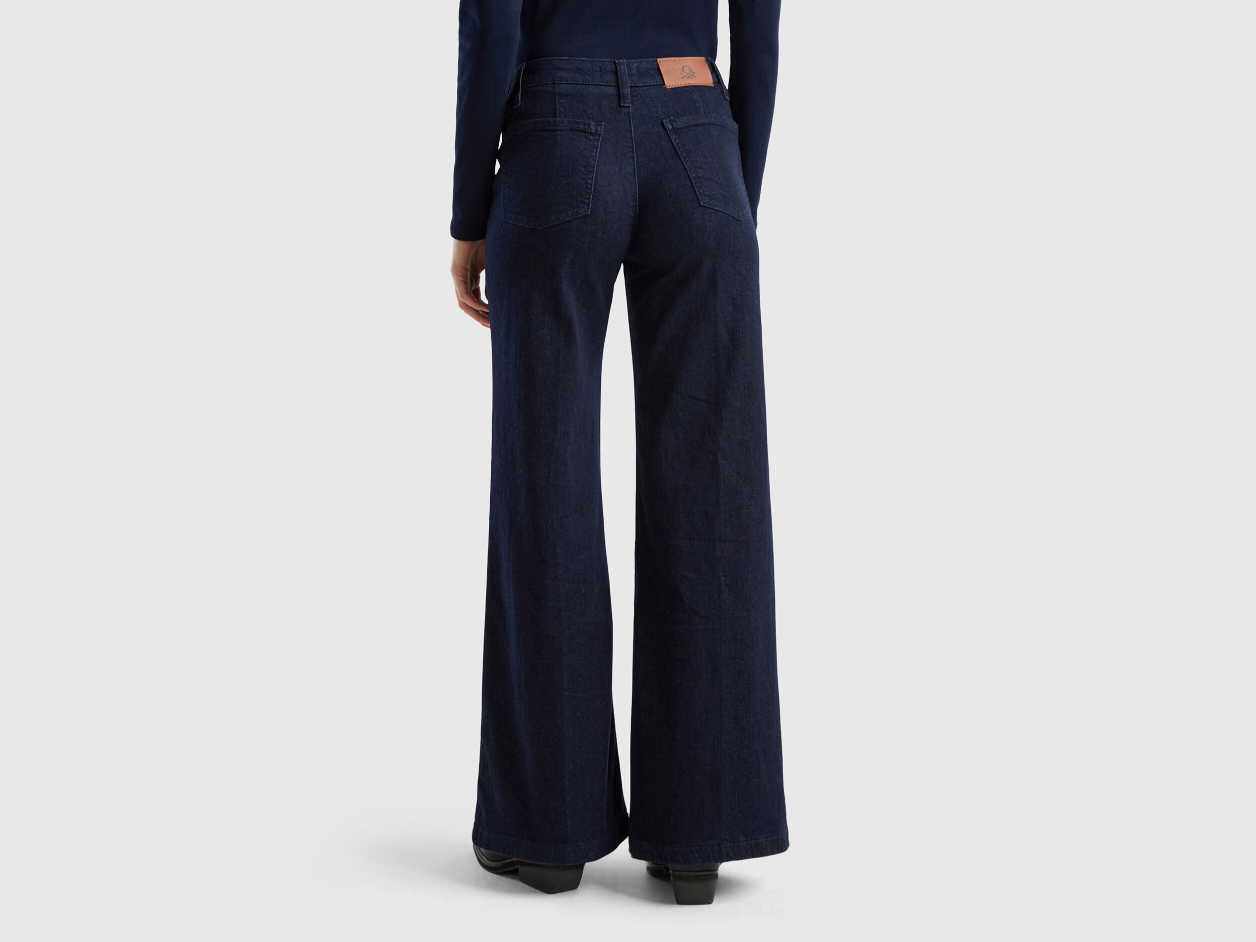 Jeans palazzo benetton deals