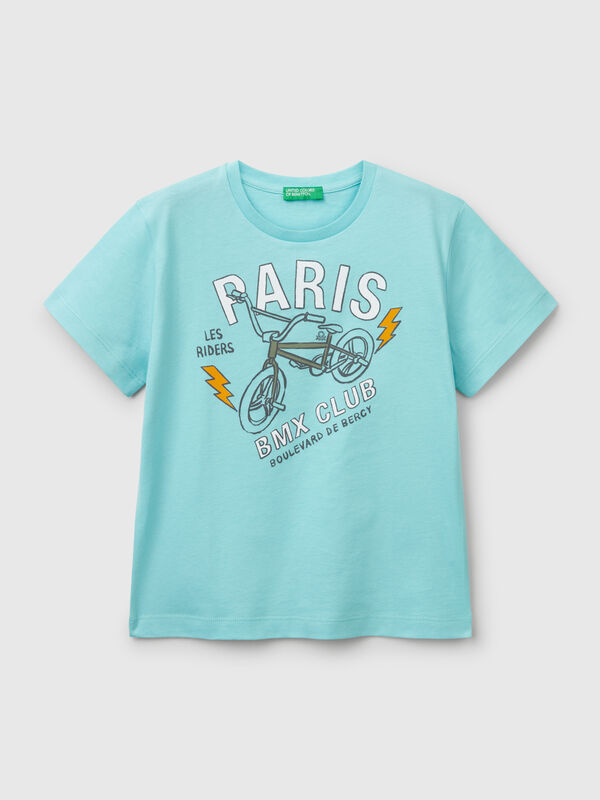 Camiseta de algodón con estampado Niño