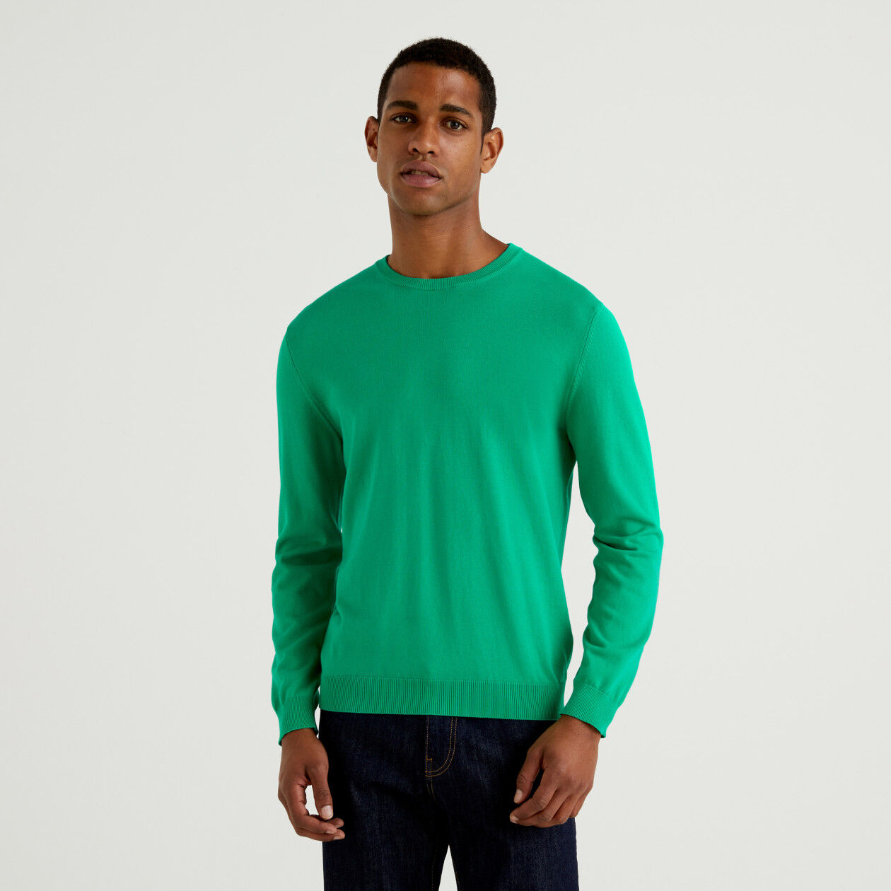 100 cotton crew neck sweatshirt clearance