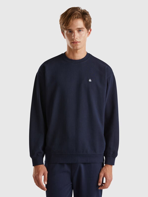 Sudadera con parche del logo Hombre