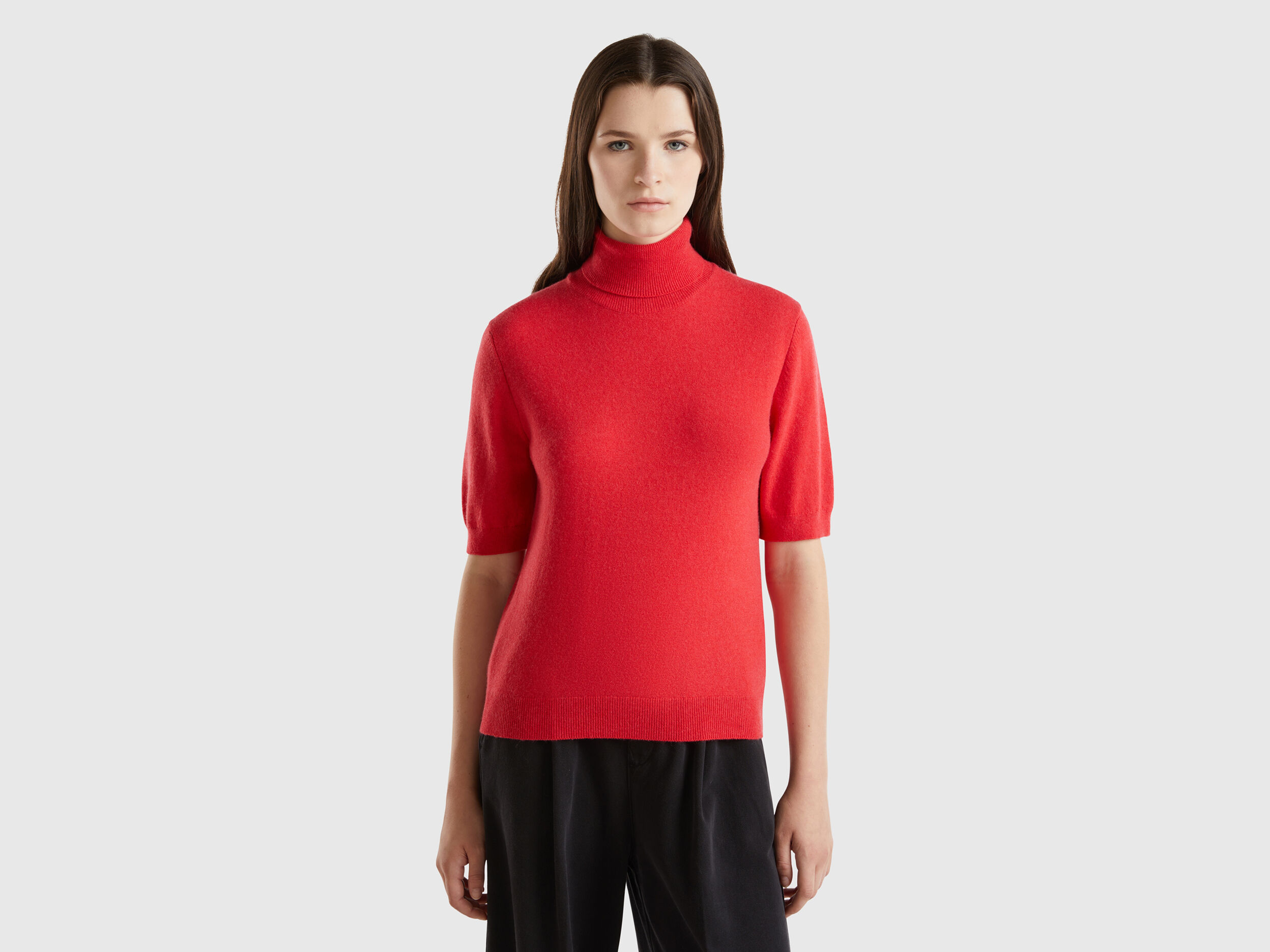 Women s High Neck Sweaters New Collection 2024 Benetton