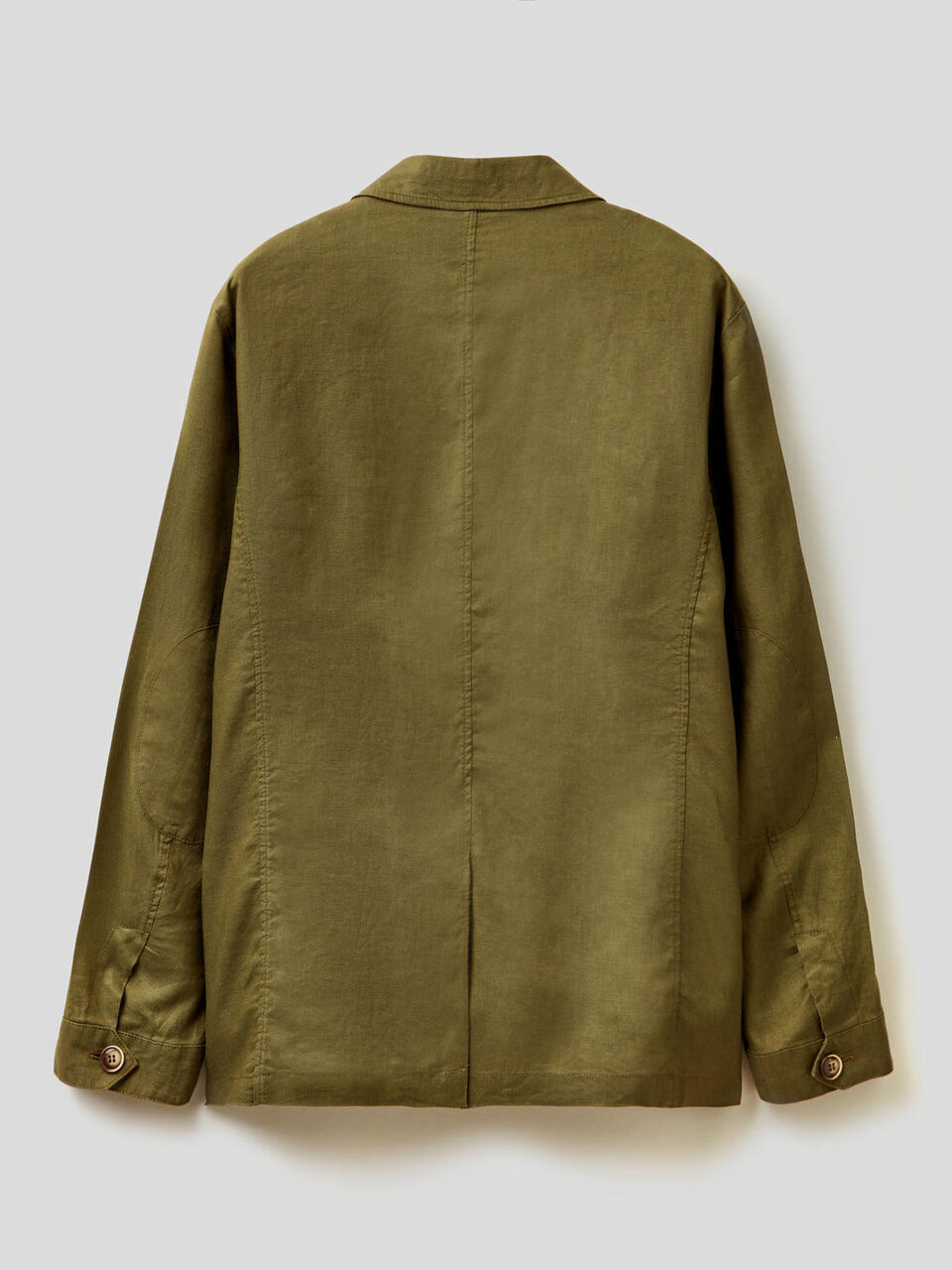 Pure linen jacket with pockets image number 2