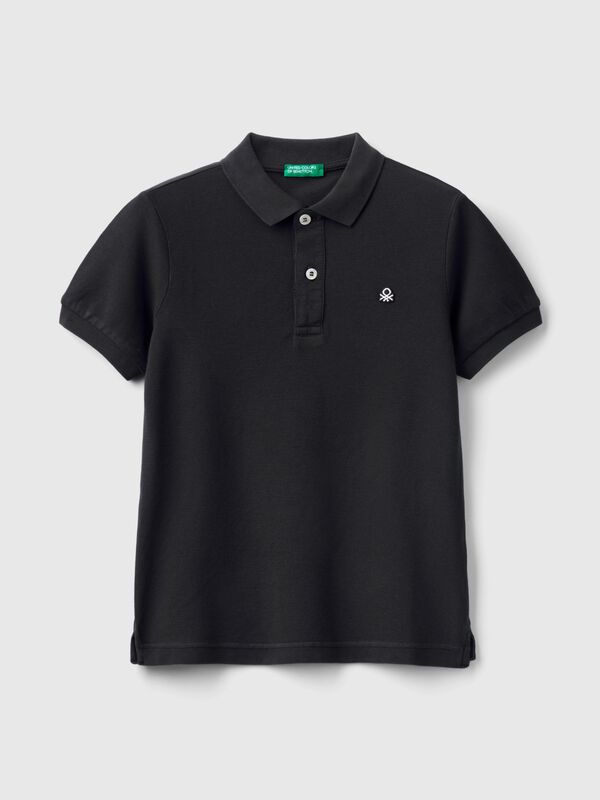 Polo slim fit de 100 % algodón orgánico Niño