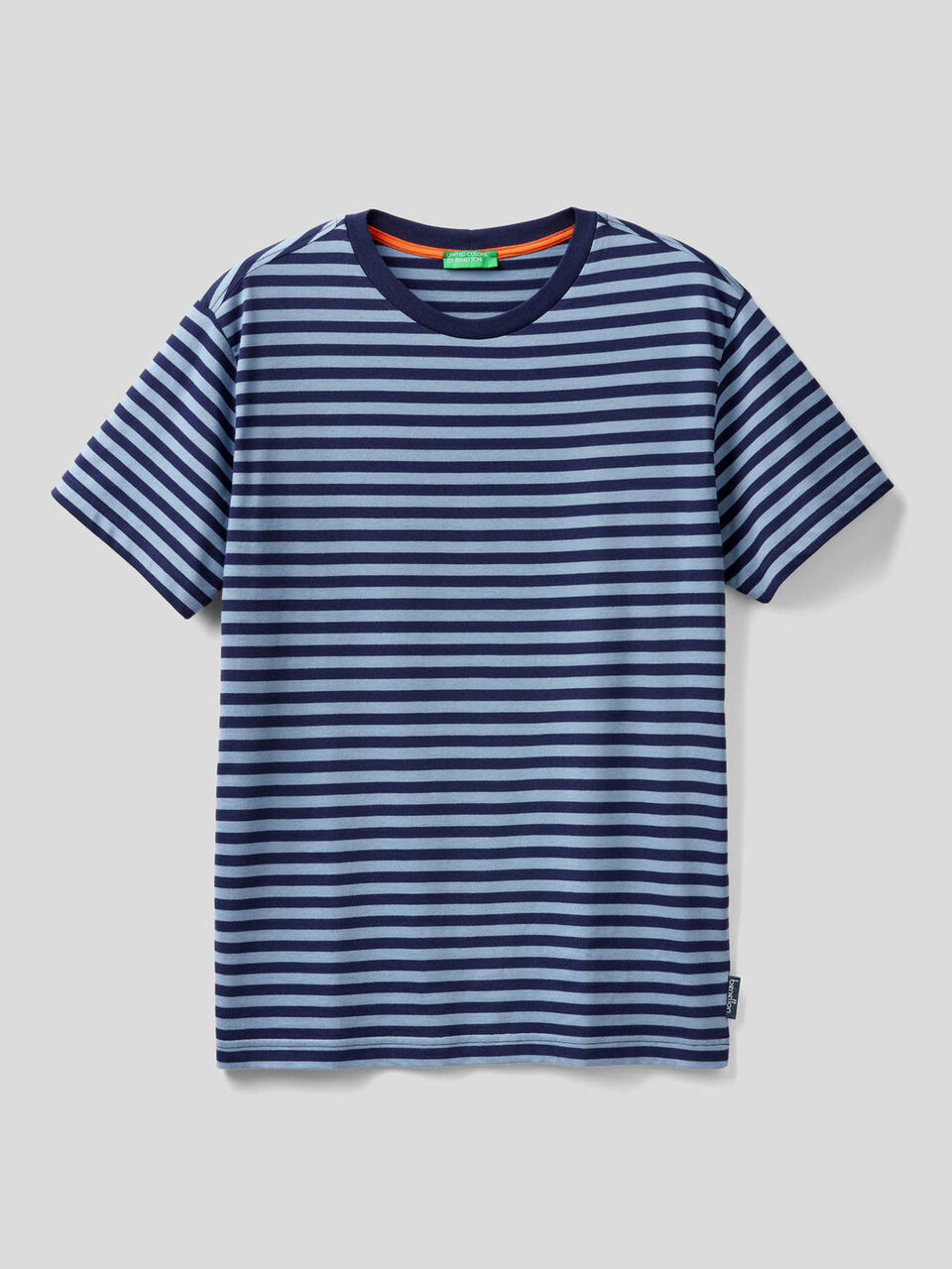 Camiseta de rayas de 100 % algodón orgánico image number 1