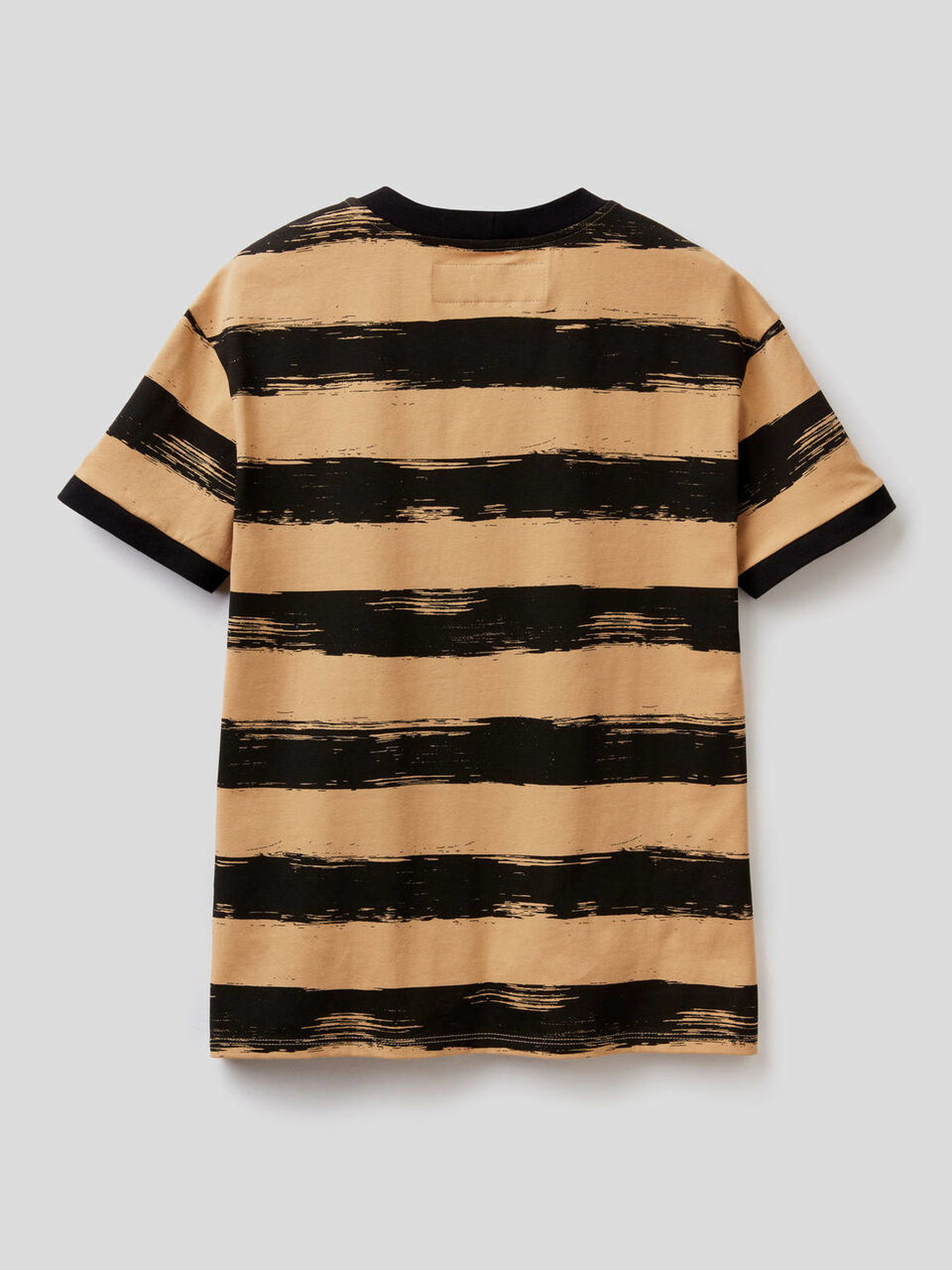 Printed t-shirt in stretch cotton image number null