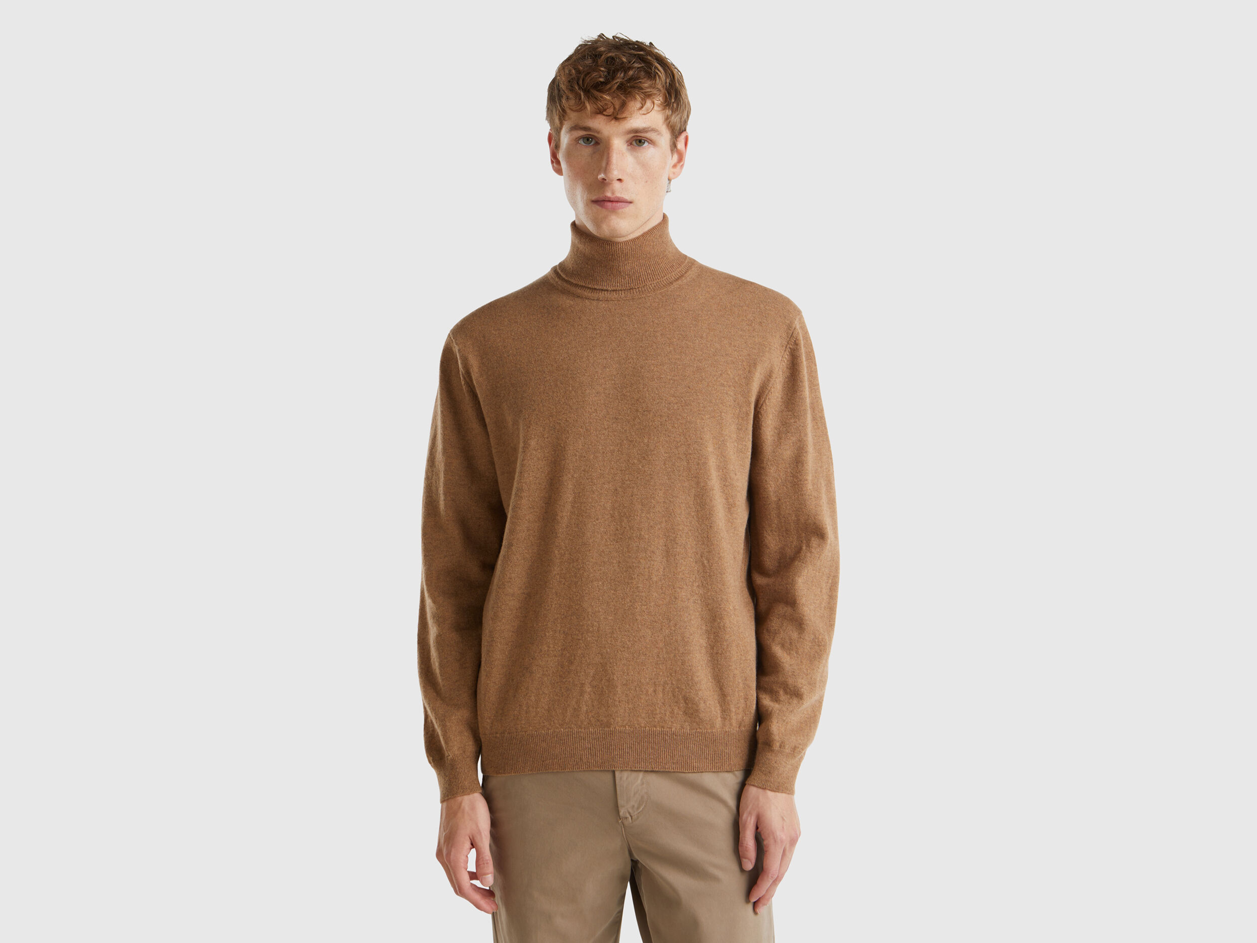 Men s High Neck Sweaters New Collection 2024 Benetton