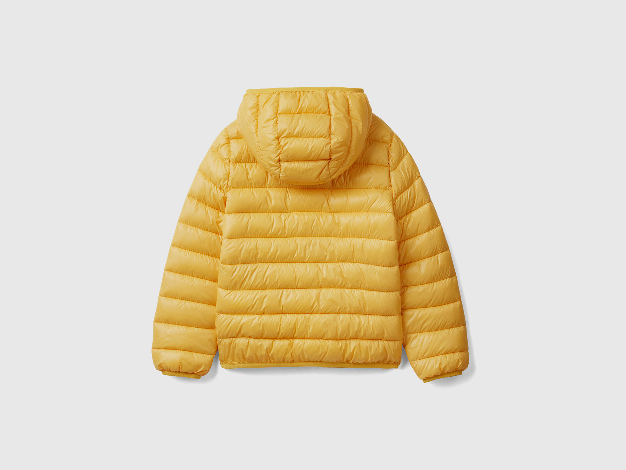 Yellow coat with hood hot sale