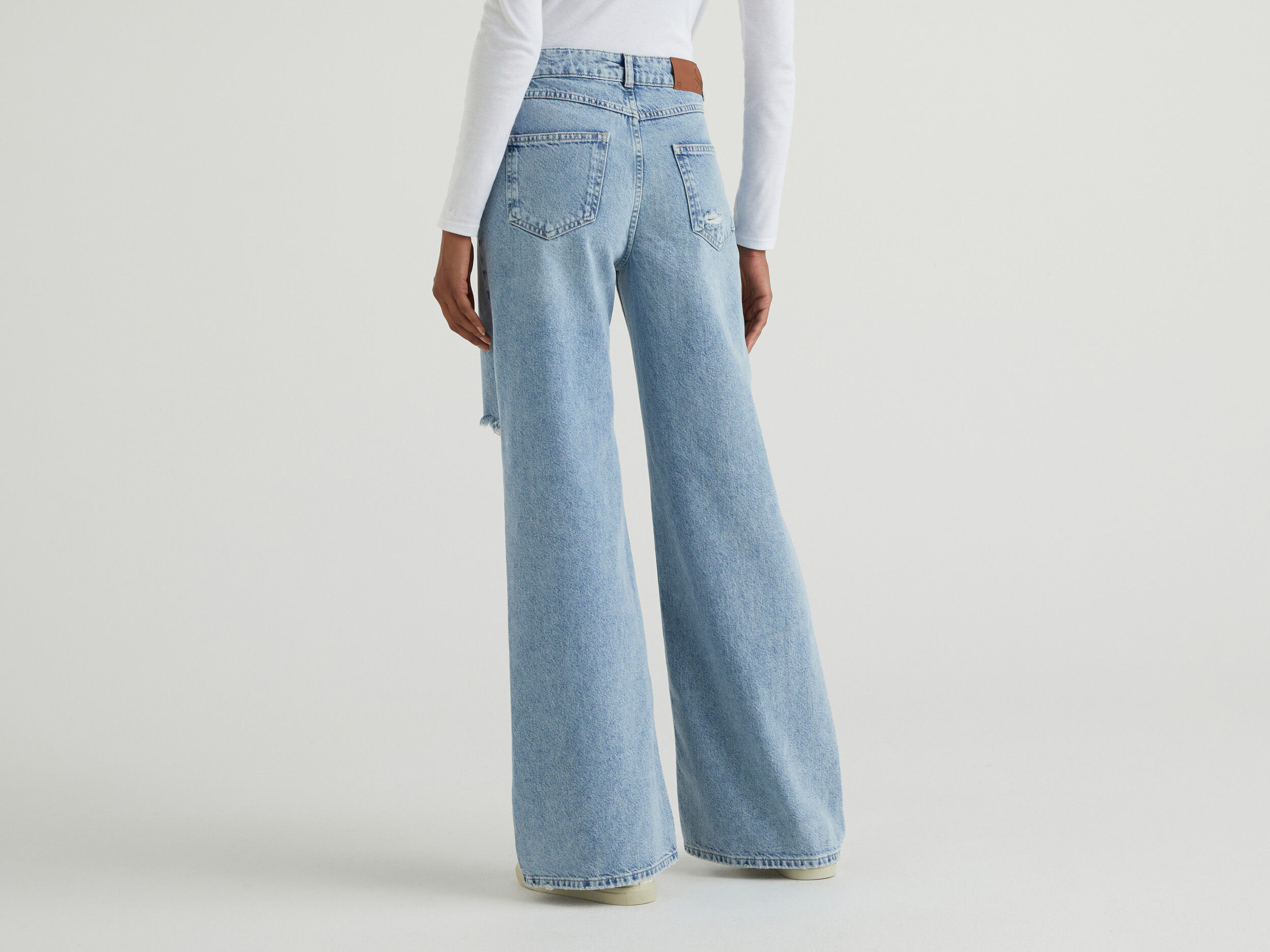 Jeans cheap palazzo benetton