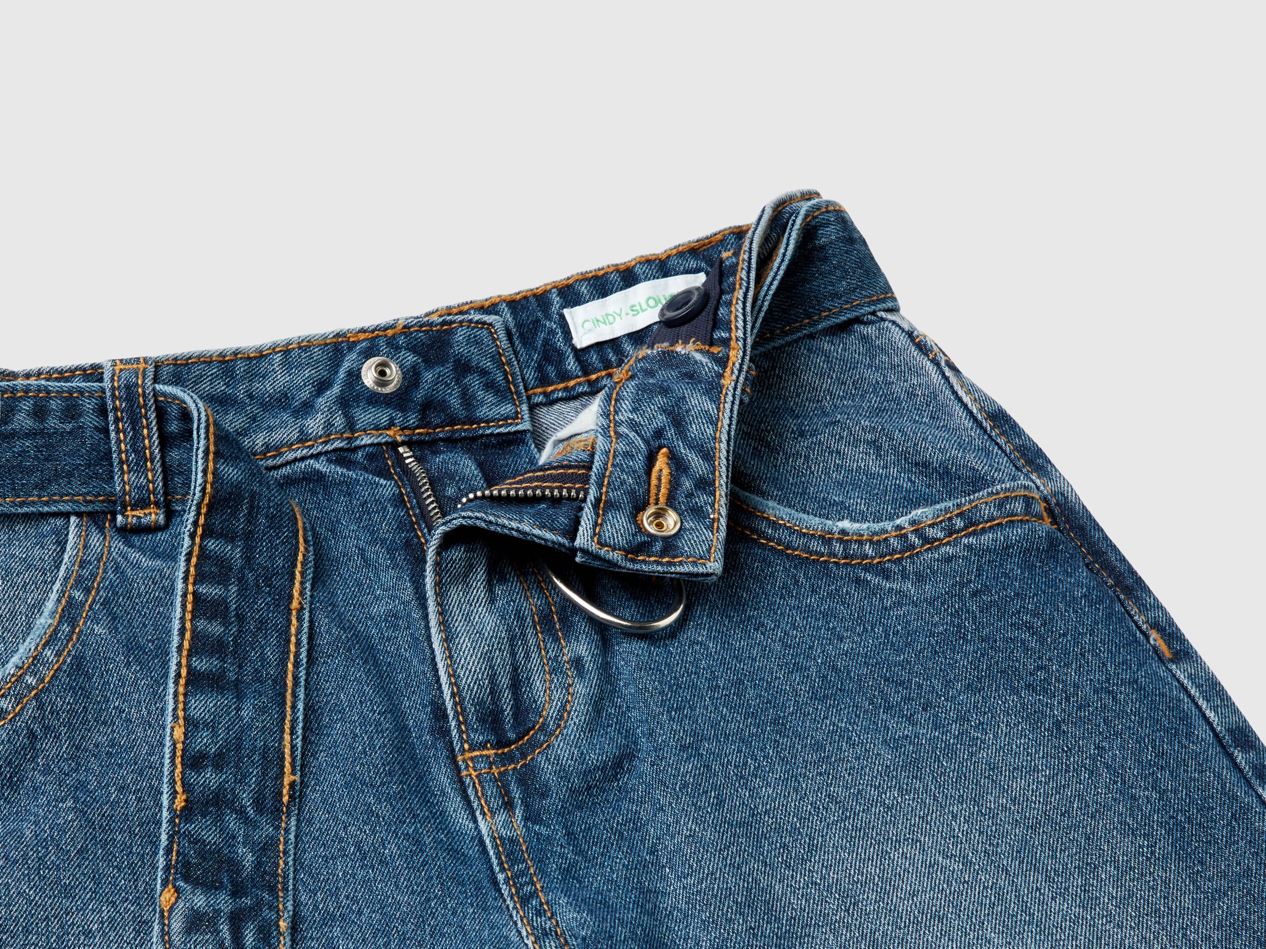 Slouchy fit jeans - Blue | Benetton Slouchy fit jeans - Blue | Benetton