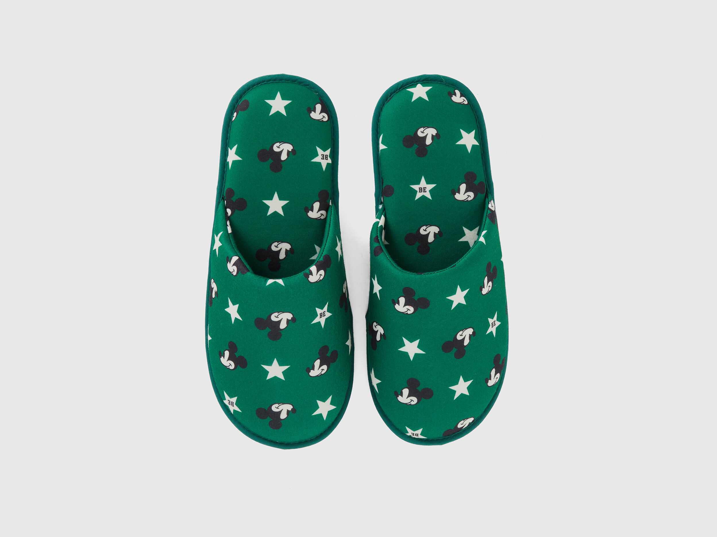 Green Mickey Mouse slippers Green Benetton