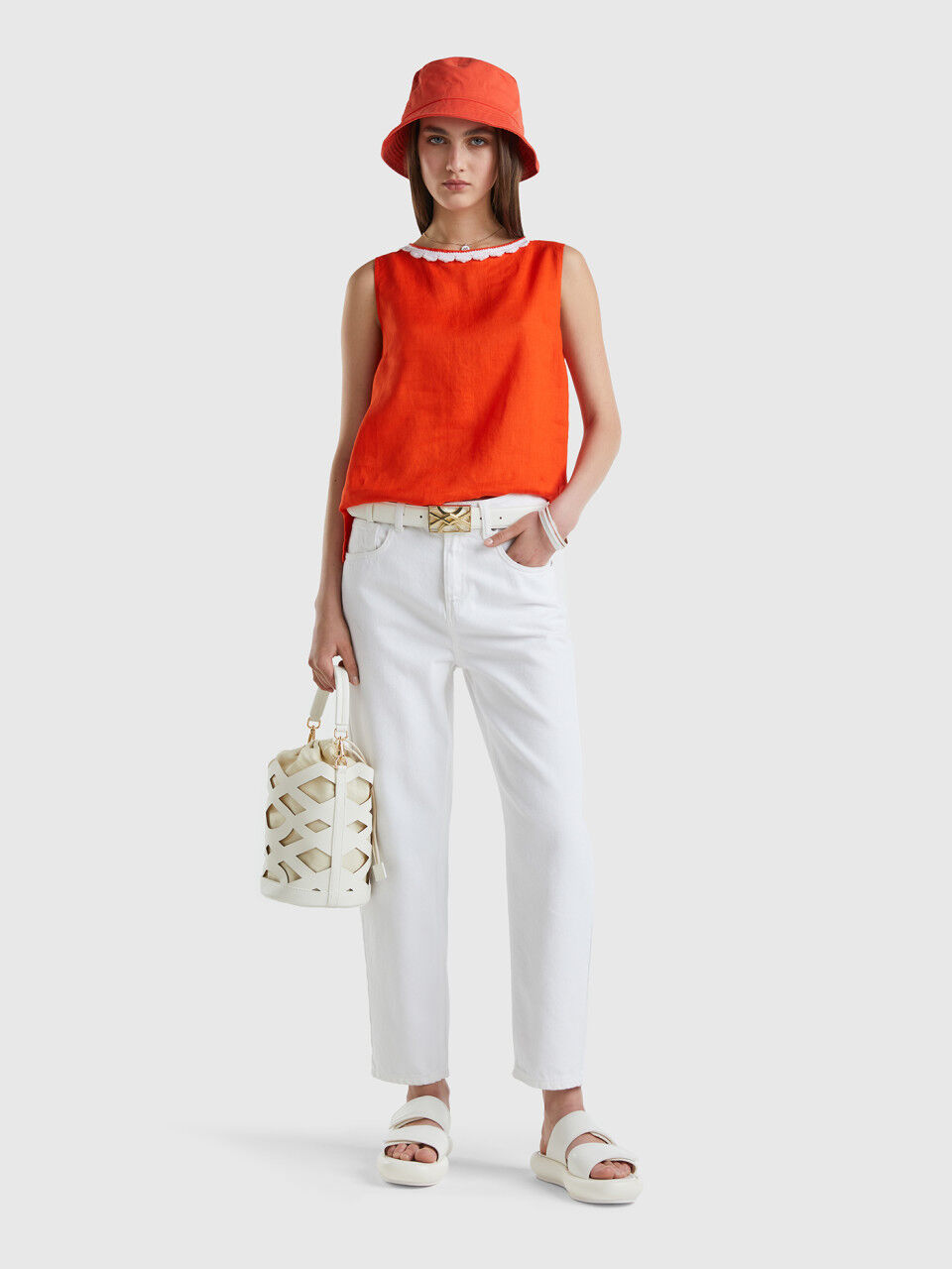 Cabi Linen Blend Womens Wide Leg Valentine Trouser Dress Pants Red Size 4  5503R | eBay