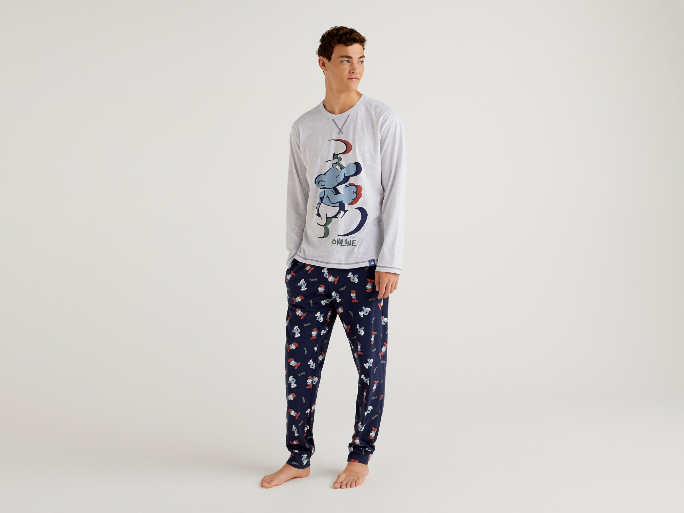 Trousers with Smurfs print image number 3