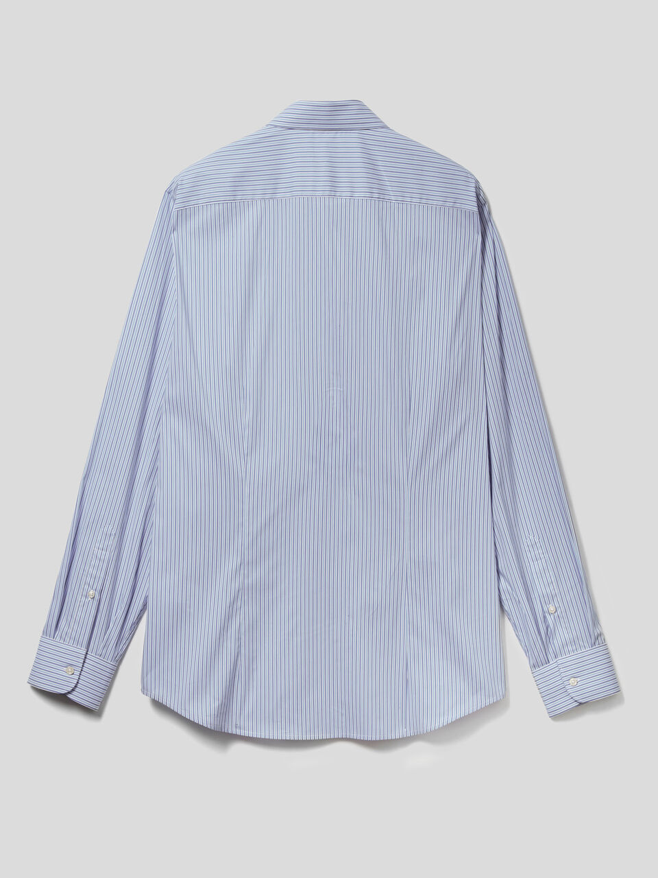Slim fit shirt in stretch cotton blend image number 2