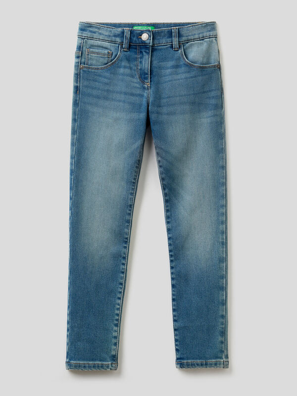 Jordache Girls Super Skinny Dark Blue Denim Jeans Size 14 SLIM