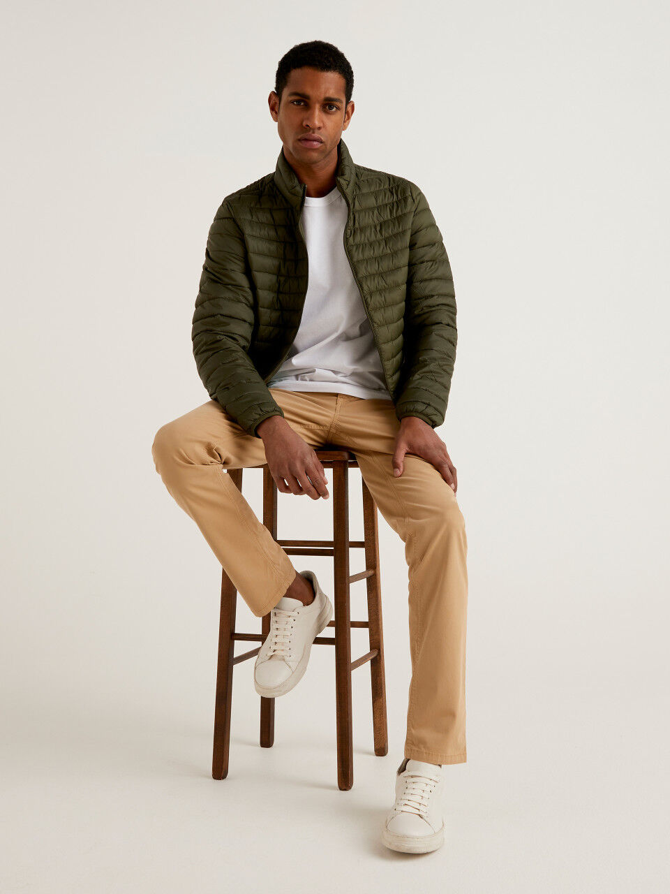 Plus Size Men's Contrast Color Puffer Jacket Winter Thick - Temu