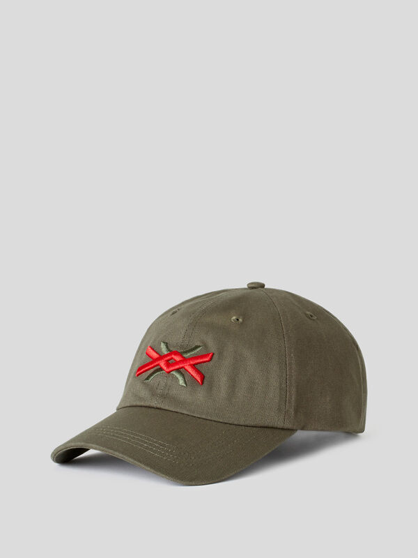 Gorra de béisbol verde militar