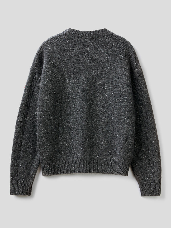 JCCxUCB sweater with pom pom image number 2