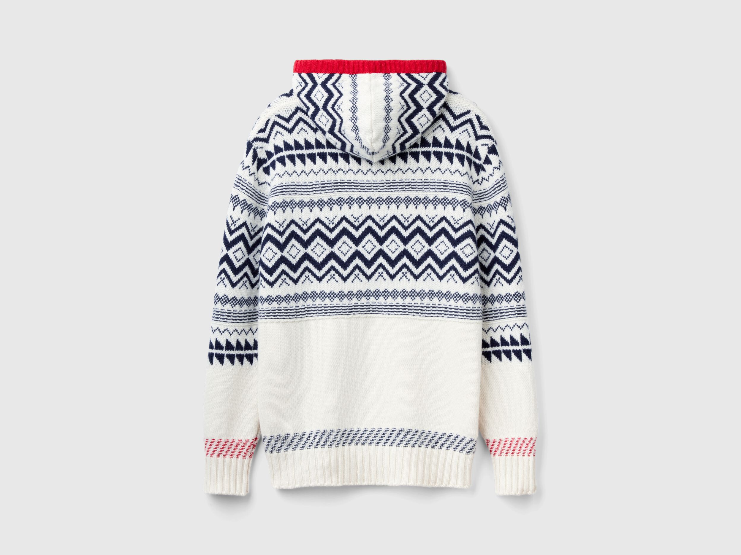 Striped hooded sweater cheap