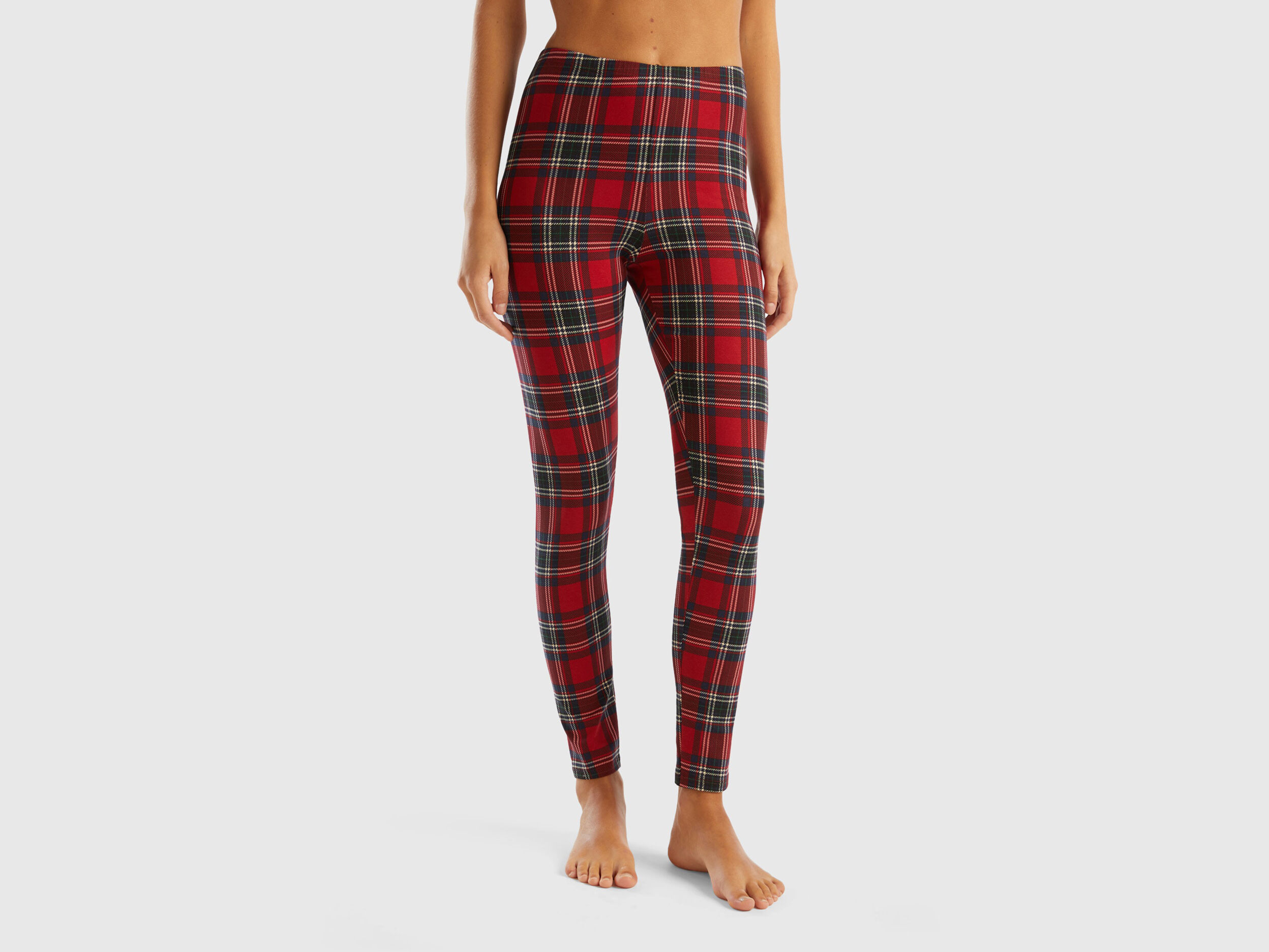 Plaid leggings canada top
