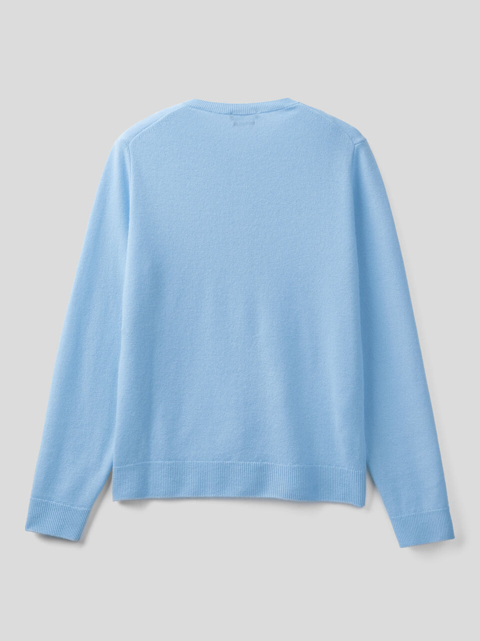 pure cashmere CLASSIC CREW NECK - Jumper - baby blue/light blue