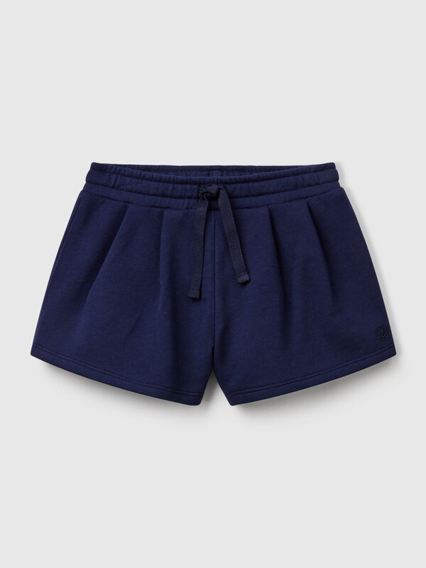 Pantalón corto de felpa de algodón Niña