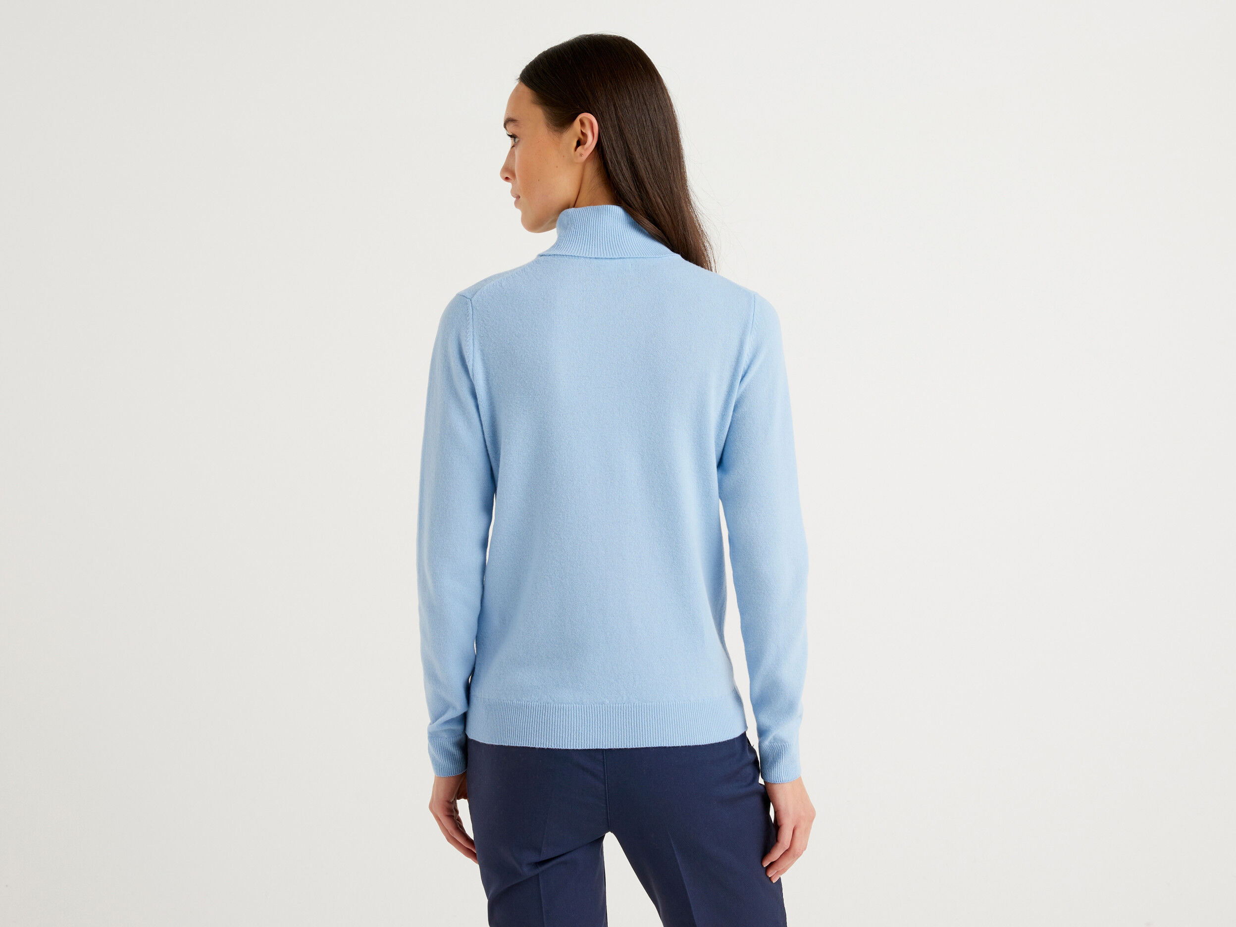 Light blue turtle online neck