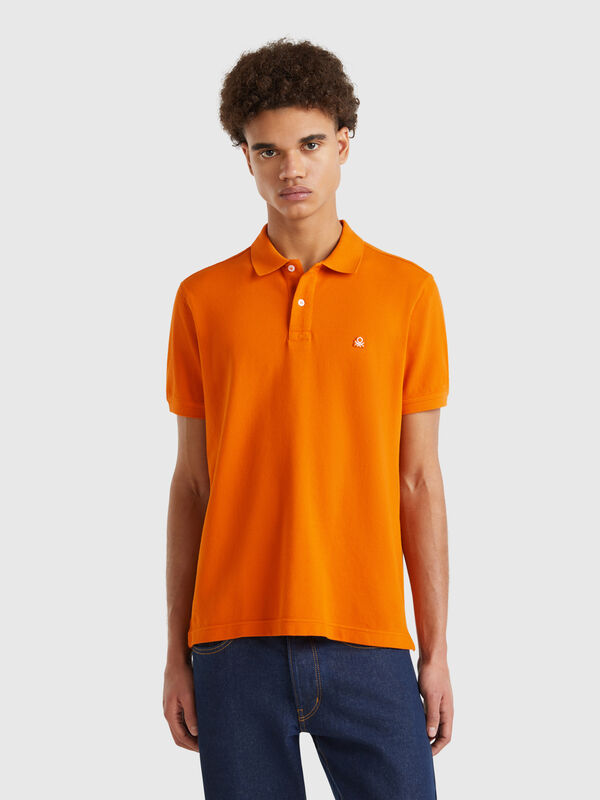 Rust regular fit polo Men