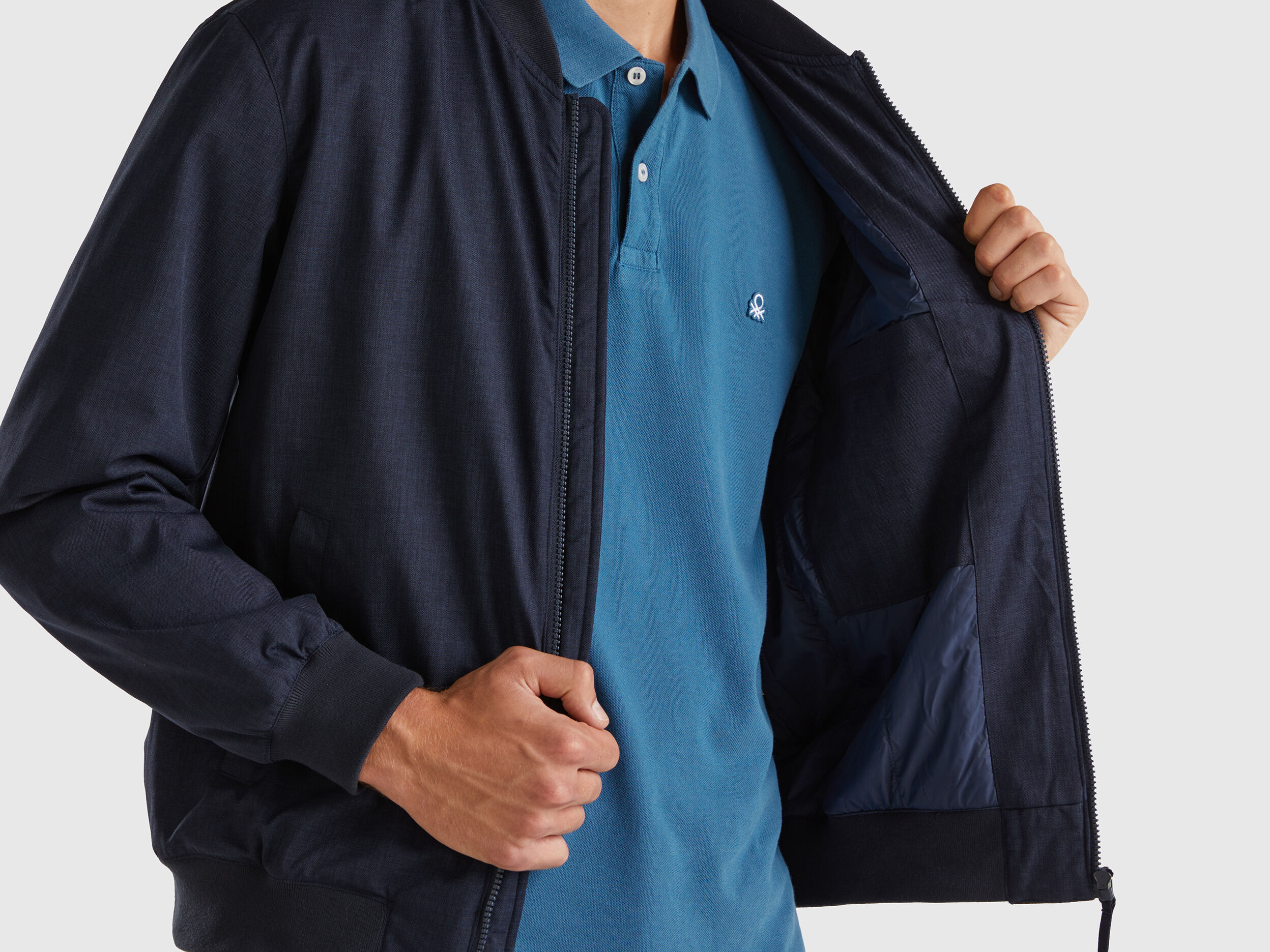 United colors of benetton bomber jacket outlet