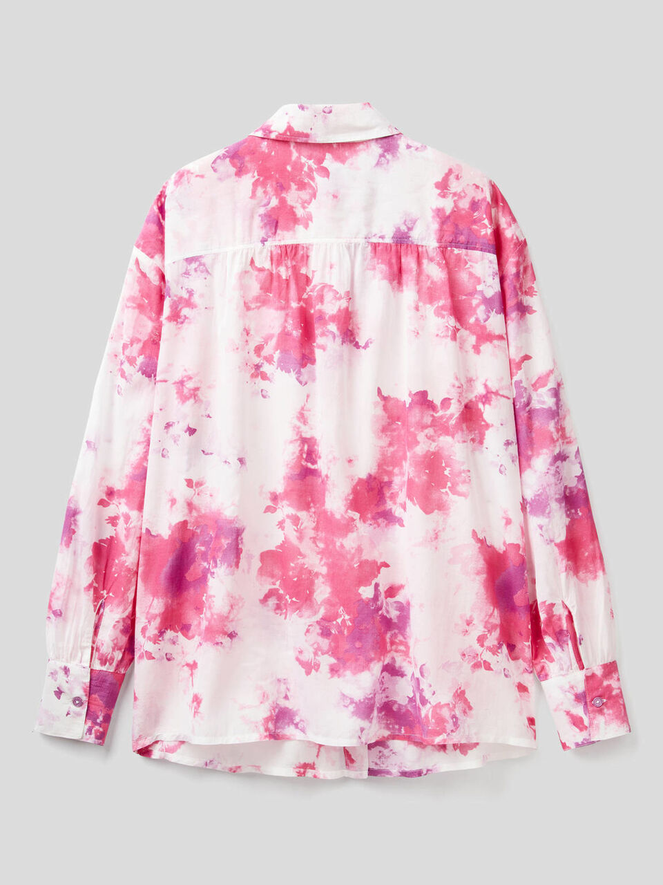 Camisa fluida con efecto tie-dye image number 2