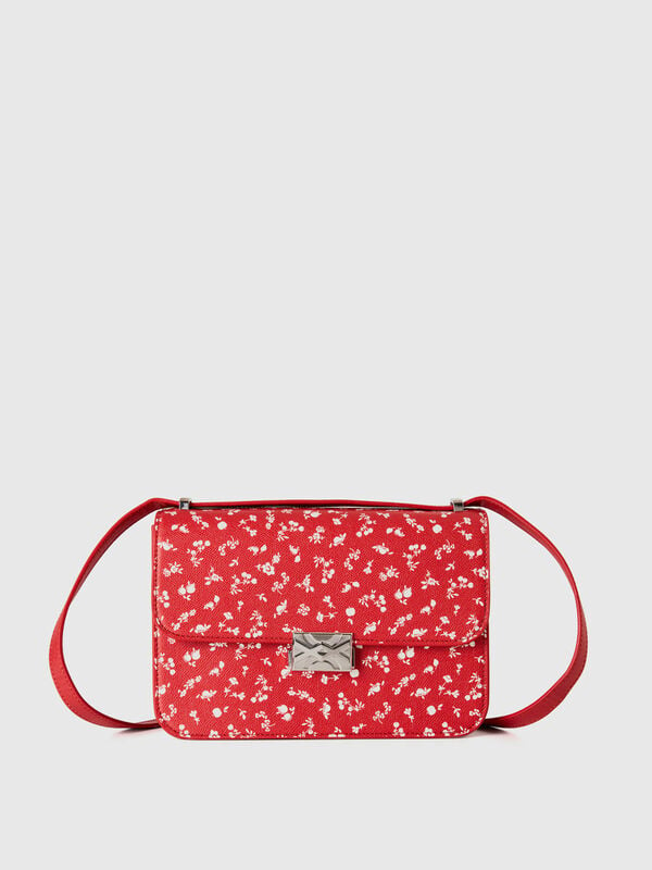 Large red floral patterned Be Bag Women
