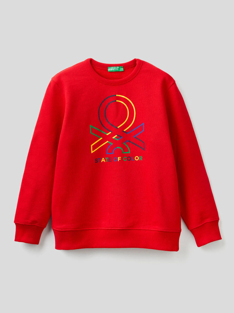 Pure cotton sweatshirt with logo image number 1