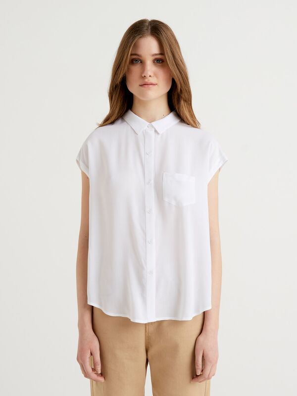 Flowy shirt in sustainable viscose Women