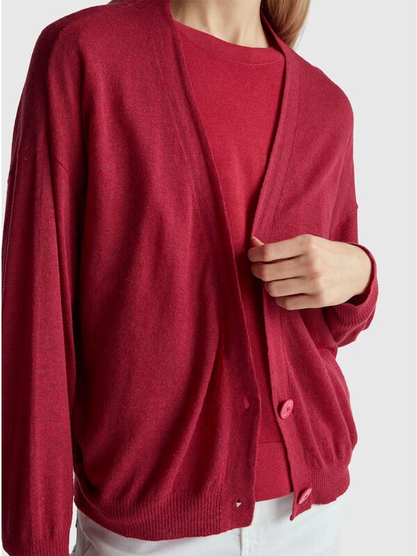 Light cardigan in alpaca blend Women