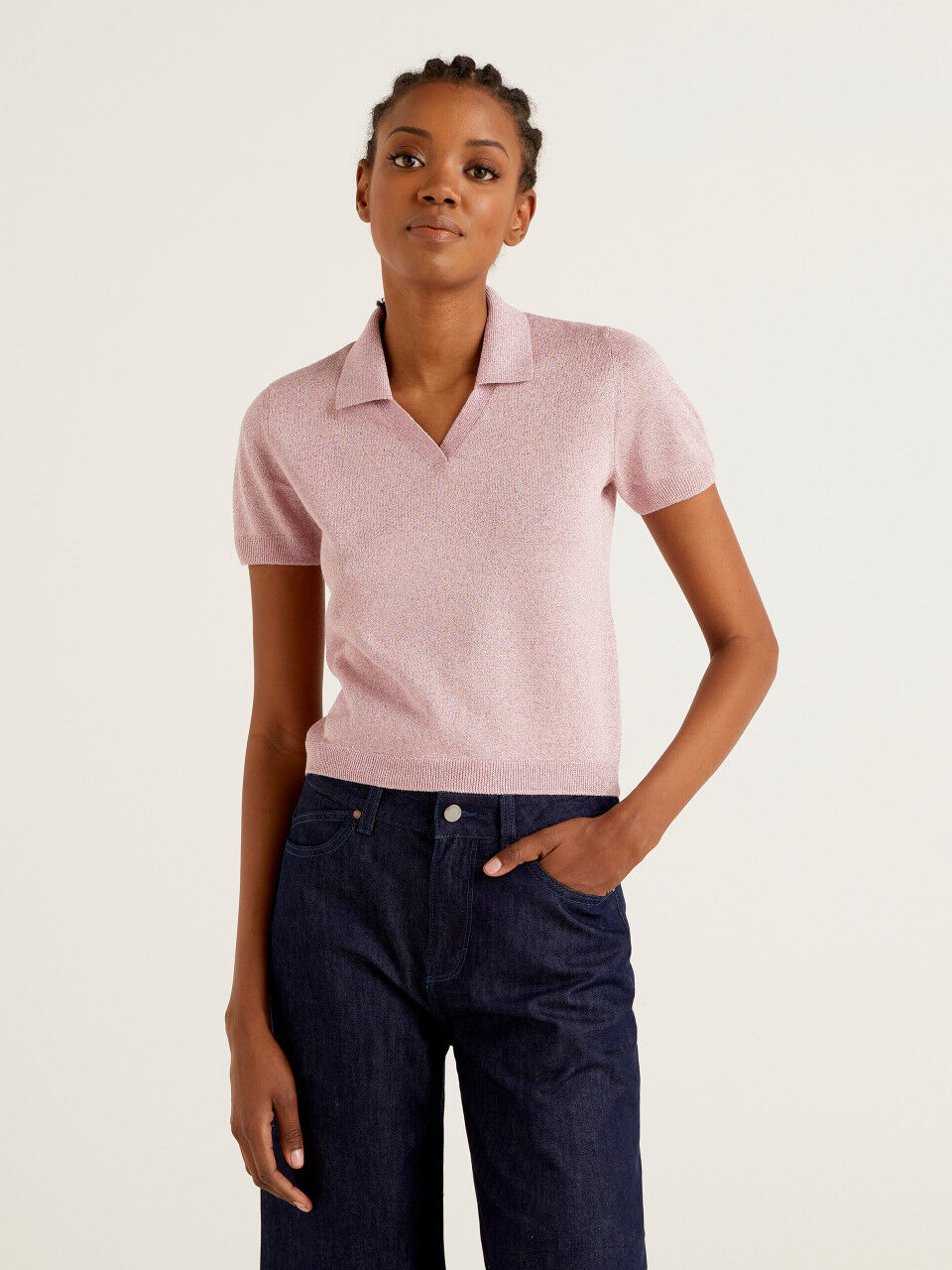 Women s Short Sleeve Sweaters New Collection 2024 Benetton