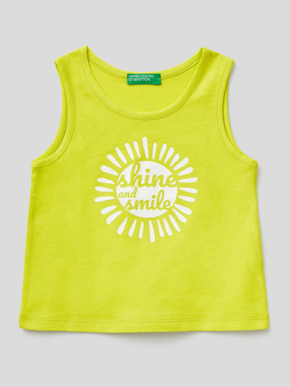 100% cotton tank top with print image number null