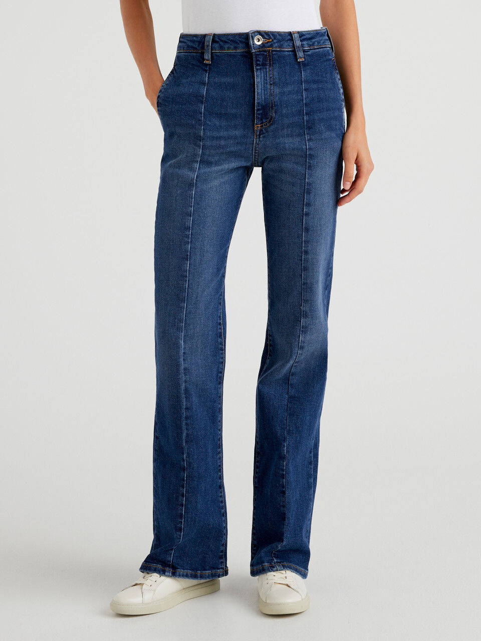 Jeans larghi hotsell benetton