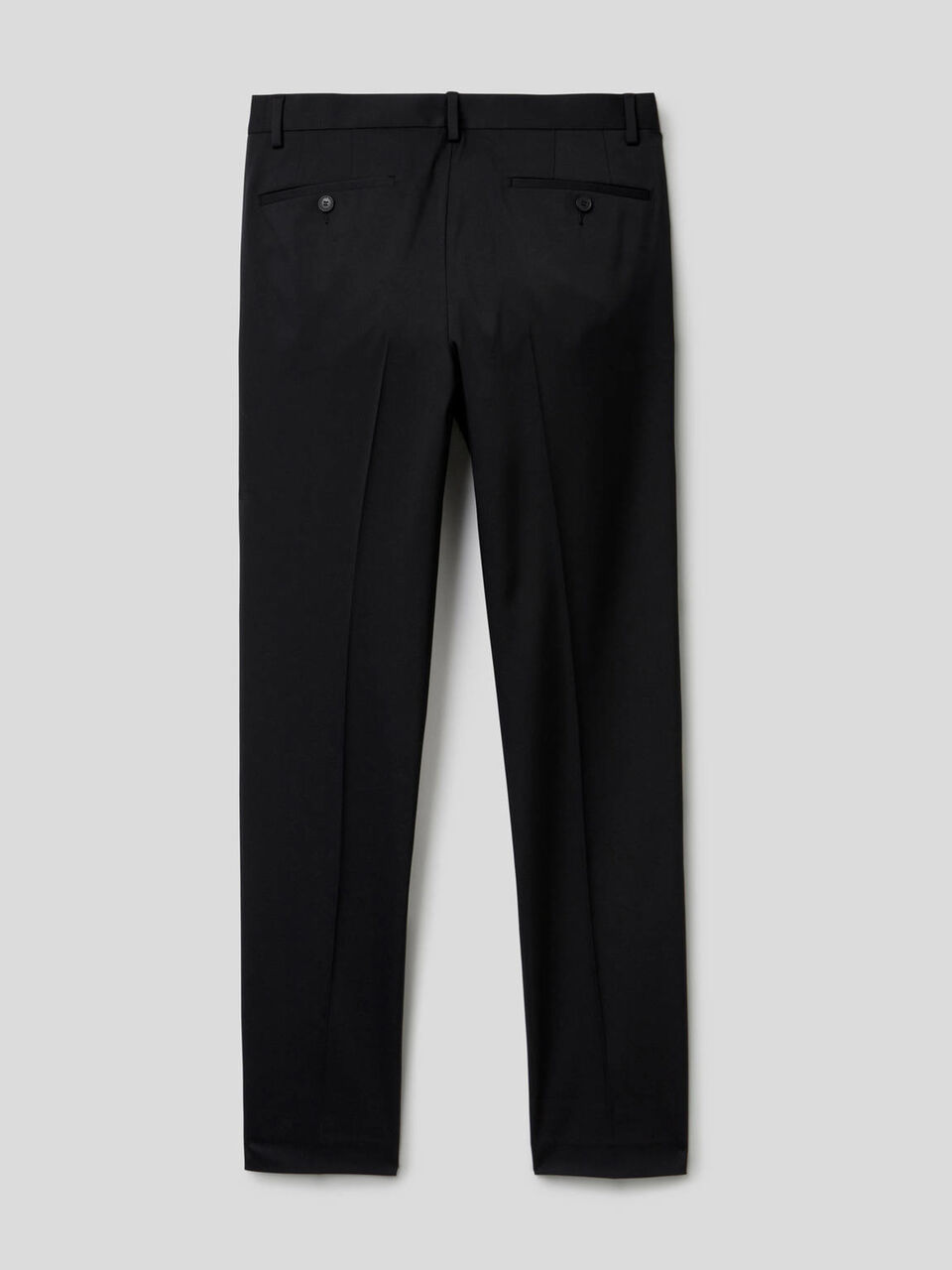 Slim fit trousers with crease image number 2
