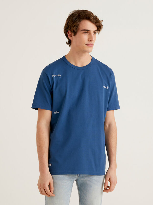T-shirt with prints and embroidery Men
