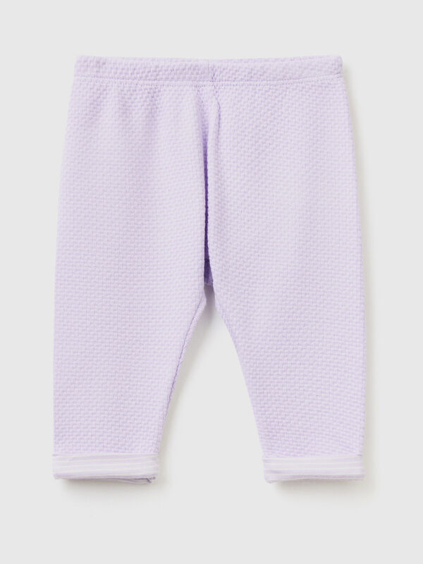 Jeggings with jacquard knit New Born (0-18 months)