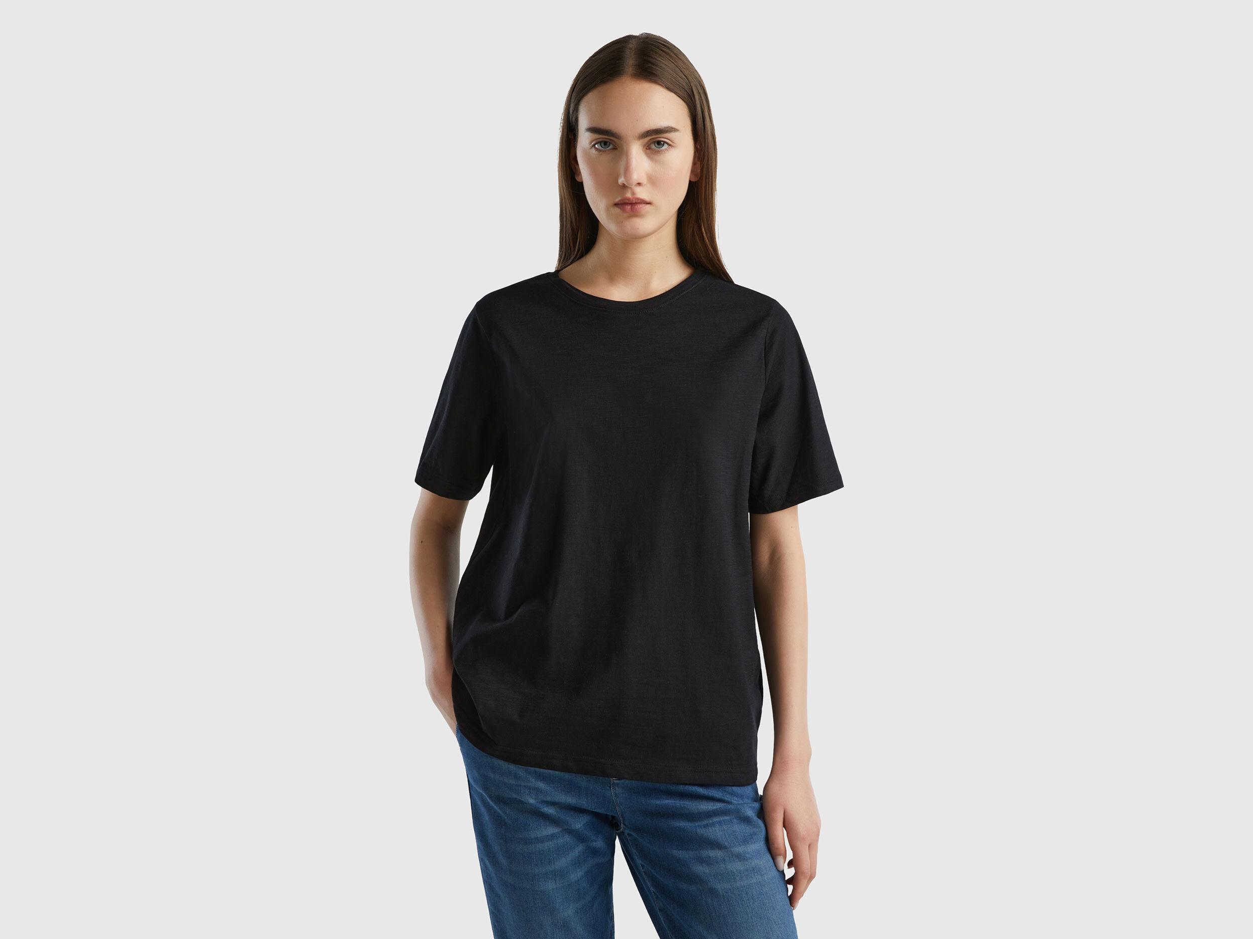 Camisetas Manga Corta Mujer Nueva Coleccion 2024 Benetton