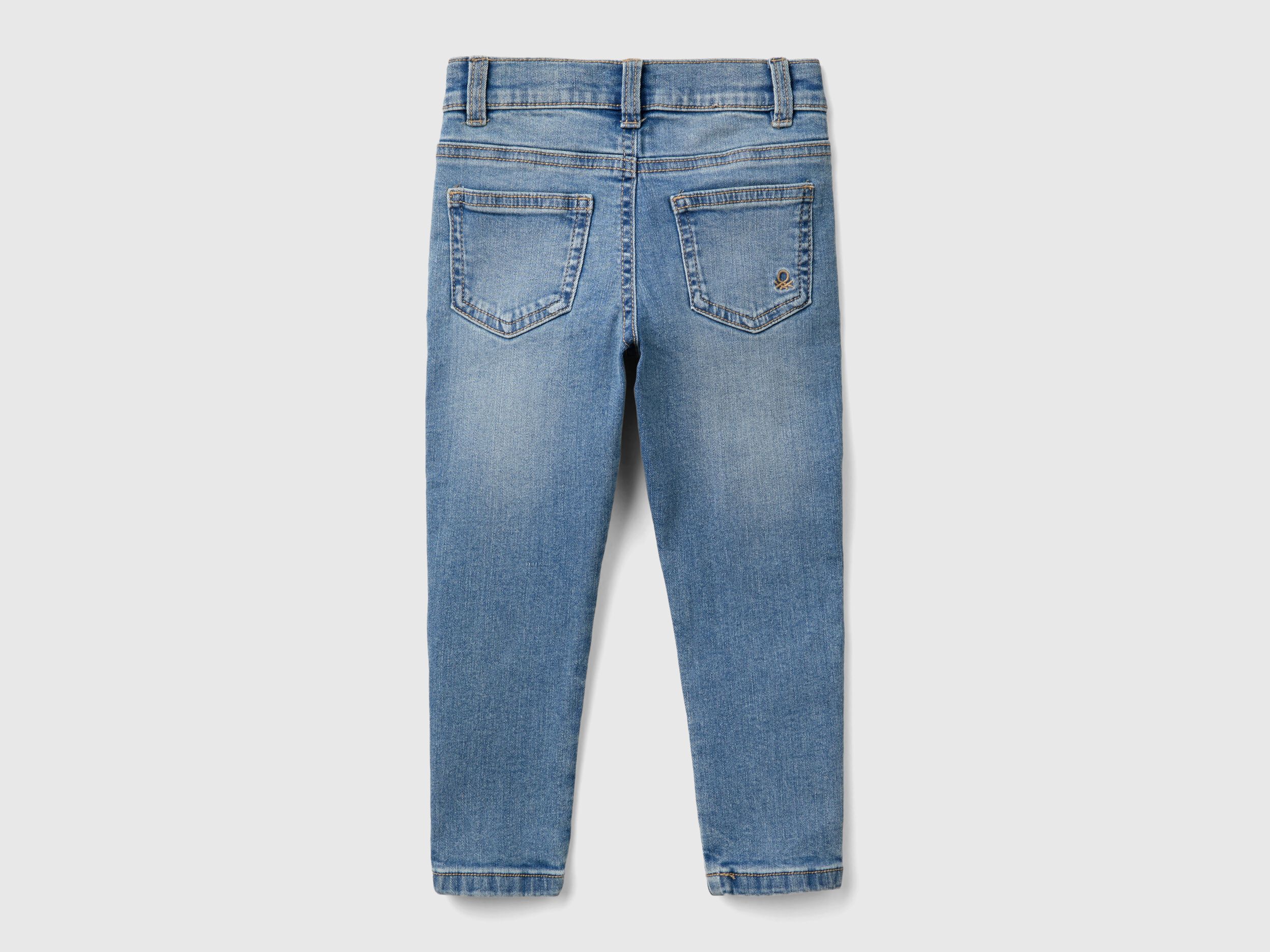 Skinny fit jeans Light Blue Benetton