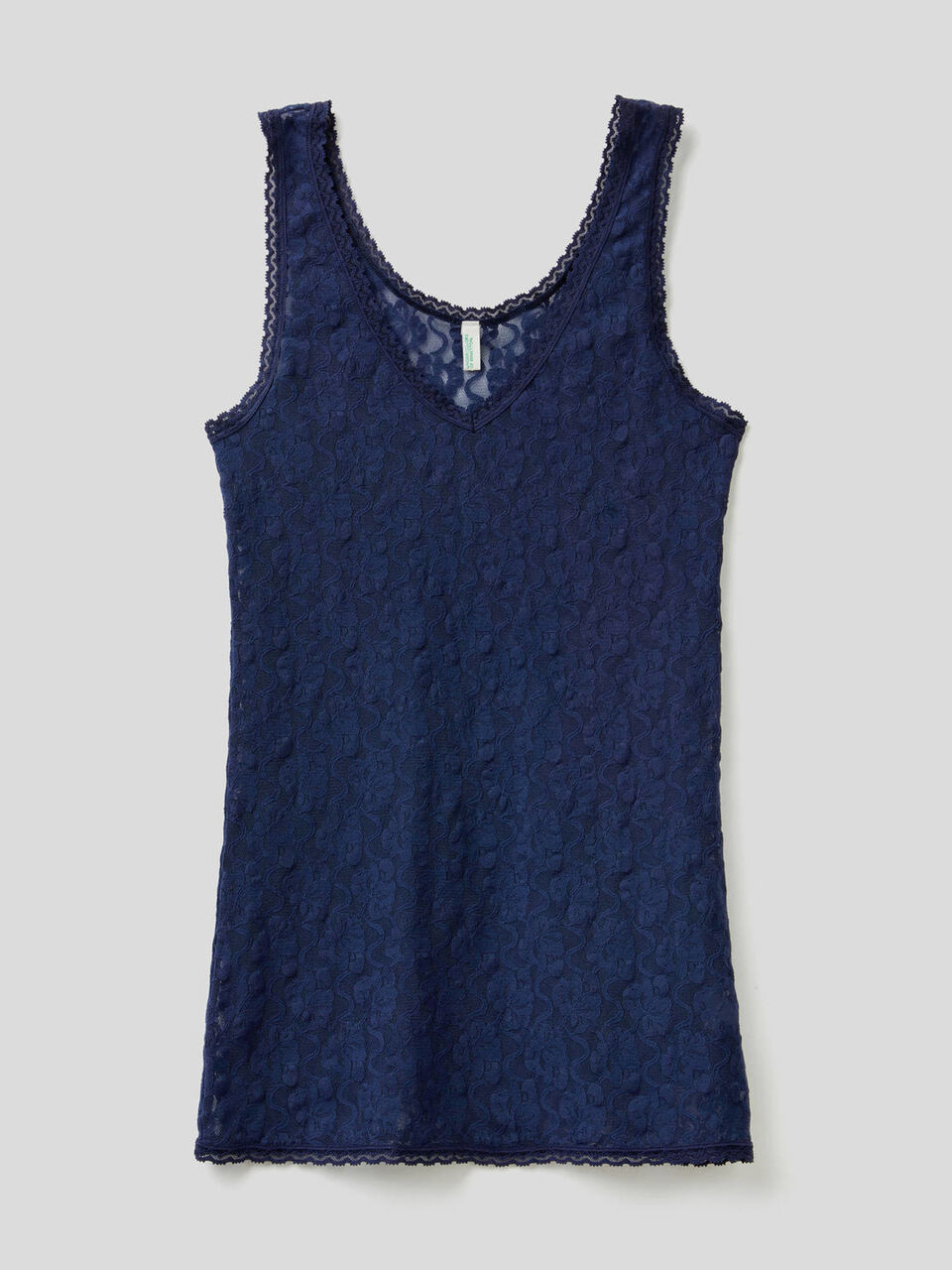 Stretch lace tank top image number 1