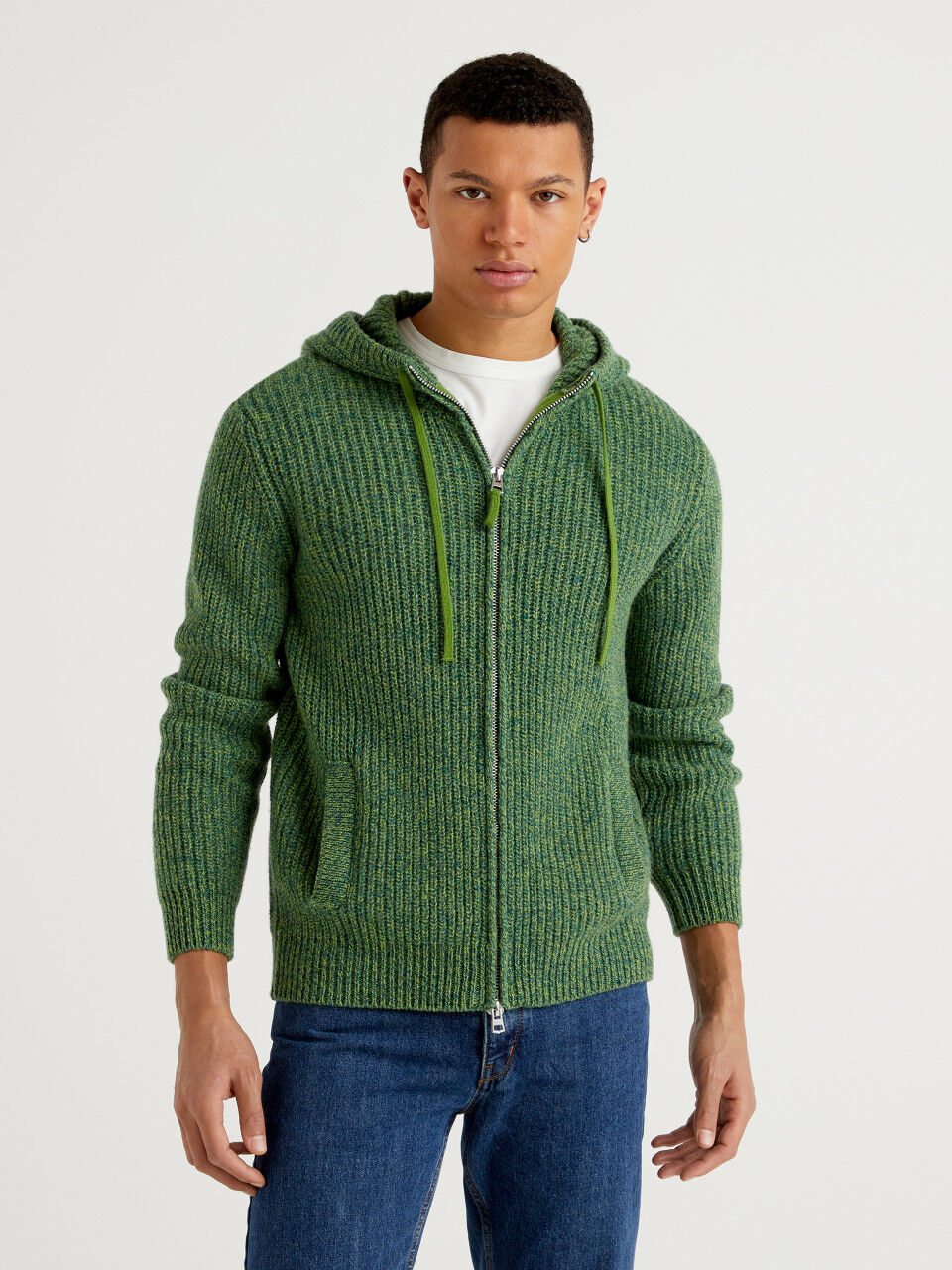 Shetland Wool Iconic Knitwear Men 2024 Benetton