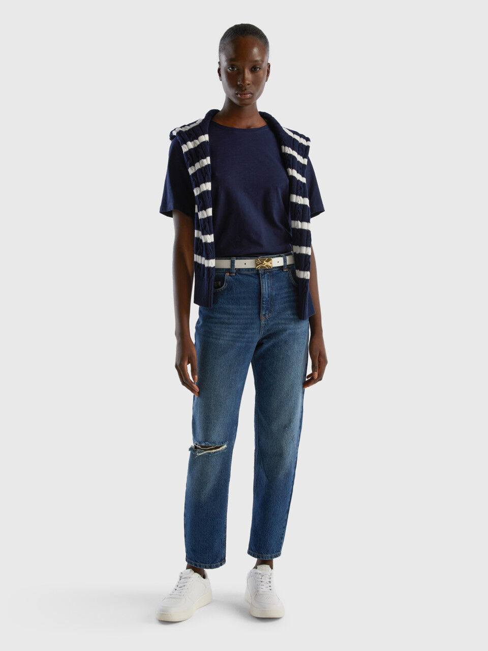 Women s High Waisted Jeans New Collection 2024 Benetton