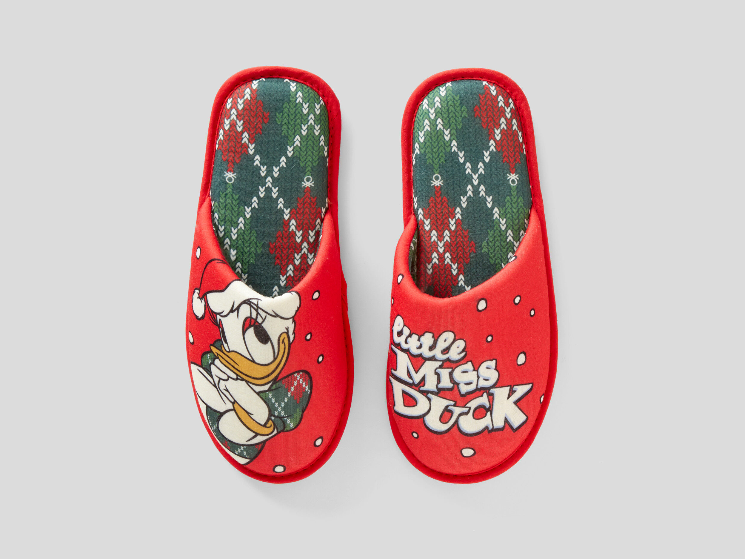 Mickey mouse christmas slippers deals