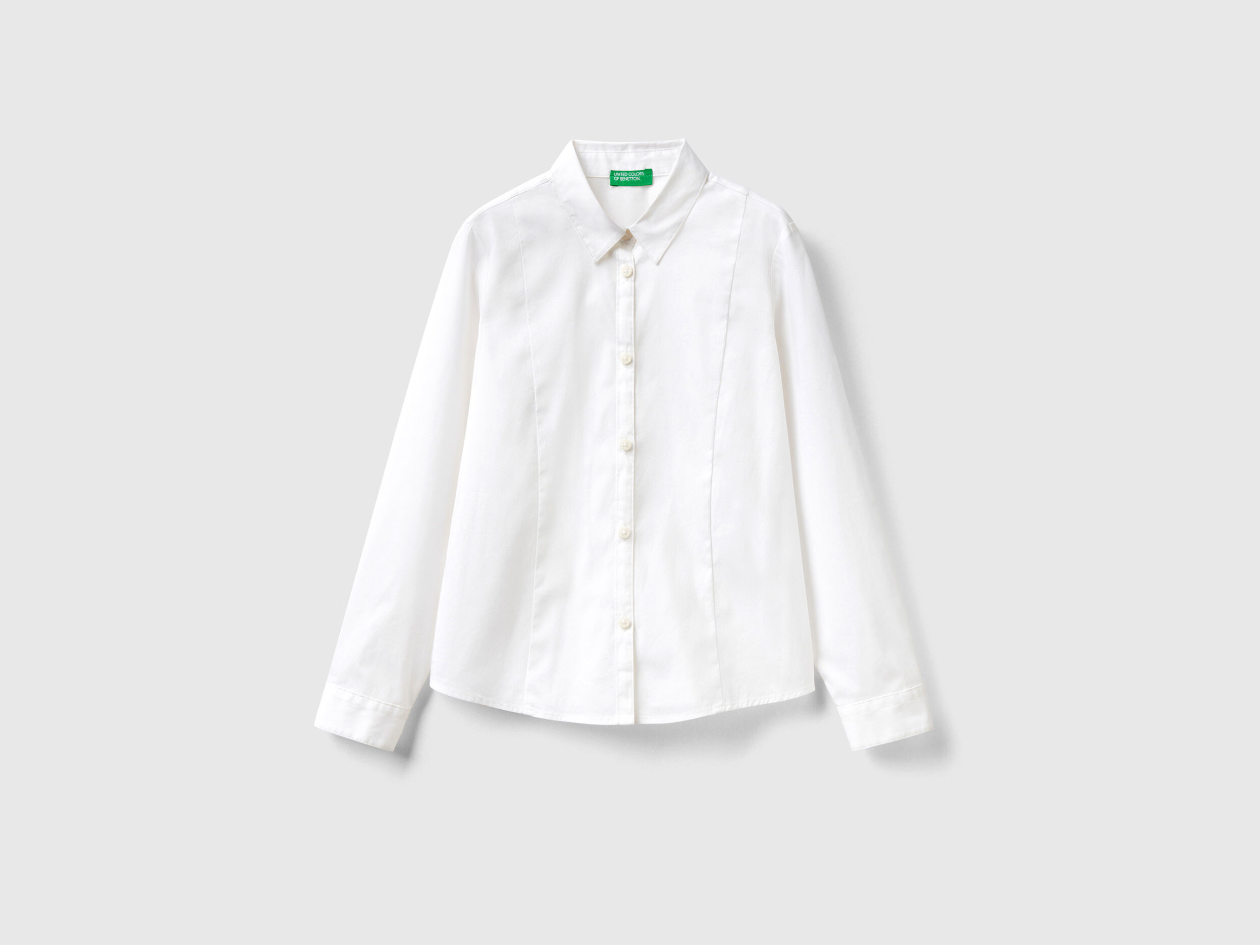 Camisa best sale blanca benetton