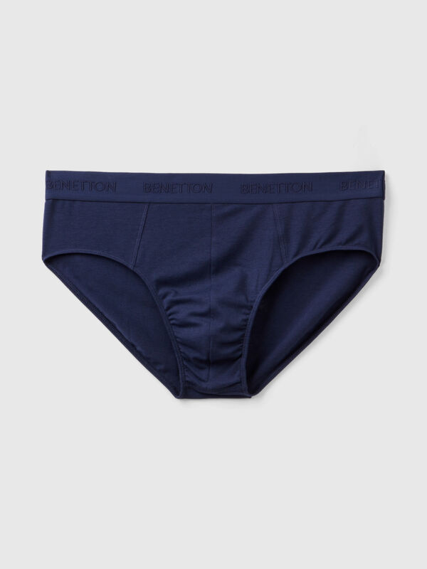 Buy United Colors of Benetton Men's Cotton Brief (P16DI Blue