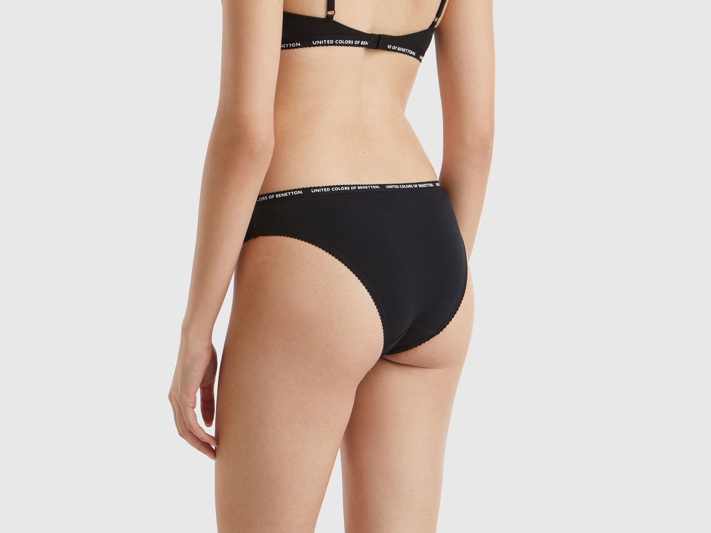 Underwear in cotton - Black | Benetton