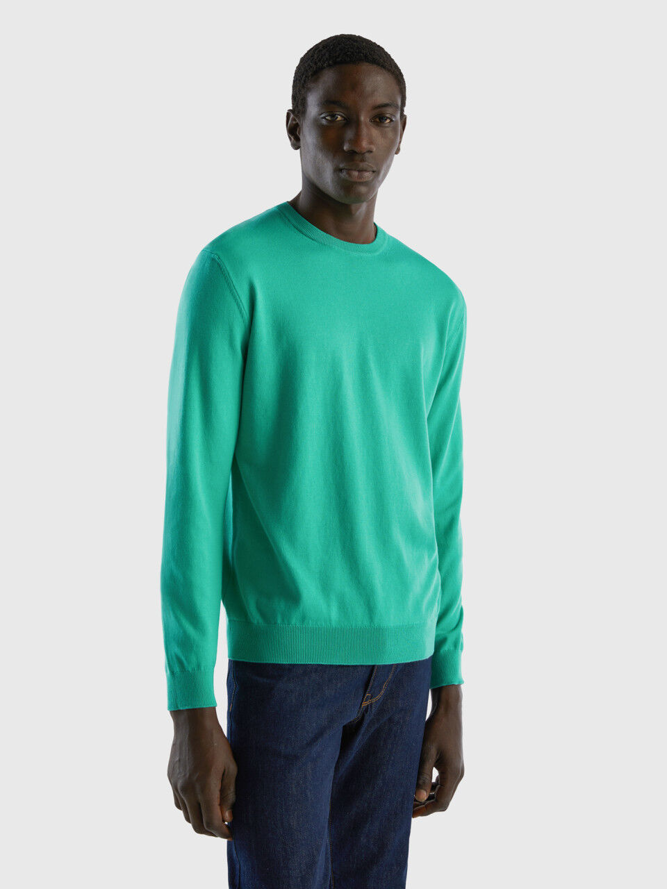 Light green cheap crew neck