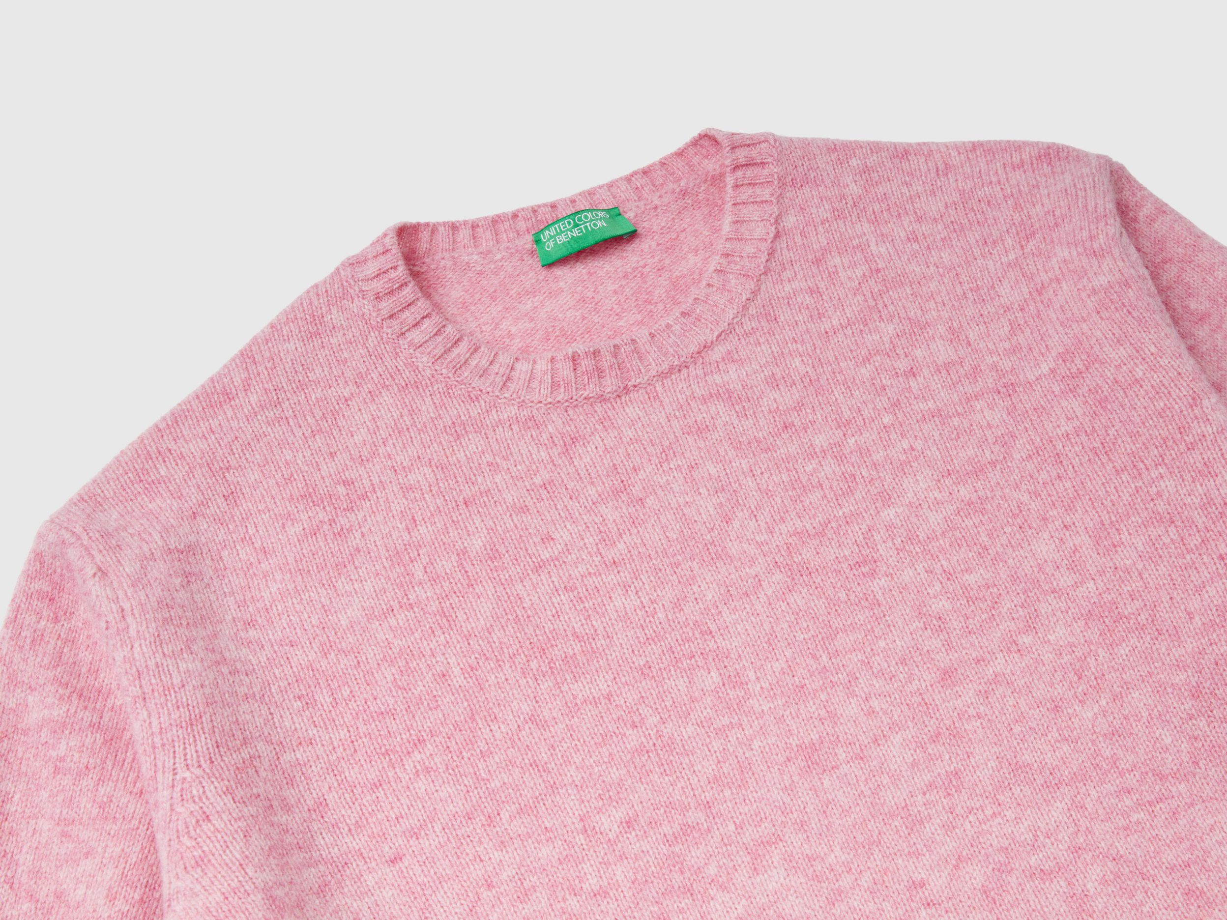 Pink wool sweater new arrivals